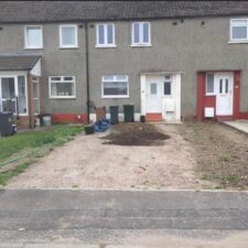 New block paving driveway installation in Edinburgh